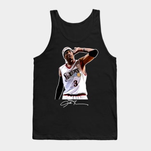 Allen Iverson The Answer Basketball Signature Vintage Retro 80s 90s Bootleg Rap Style Tank Top